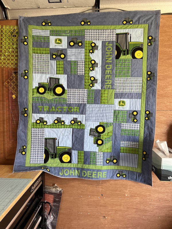 Tractor Themed Baby quilt