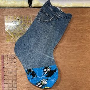 Batman Christmas stocking