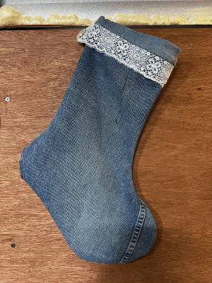 Floral lace Stocking